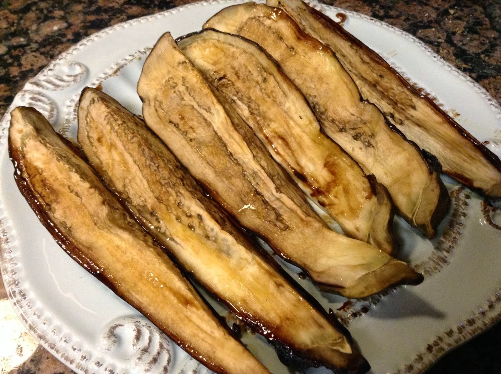 One Lonely Bee Honey Balsamic Eggplant