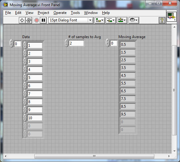 LabVIEW Materials, Tips and Tricks: Moving (Running) Average using ...