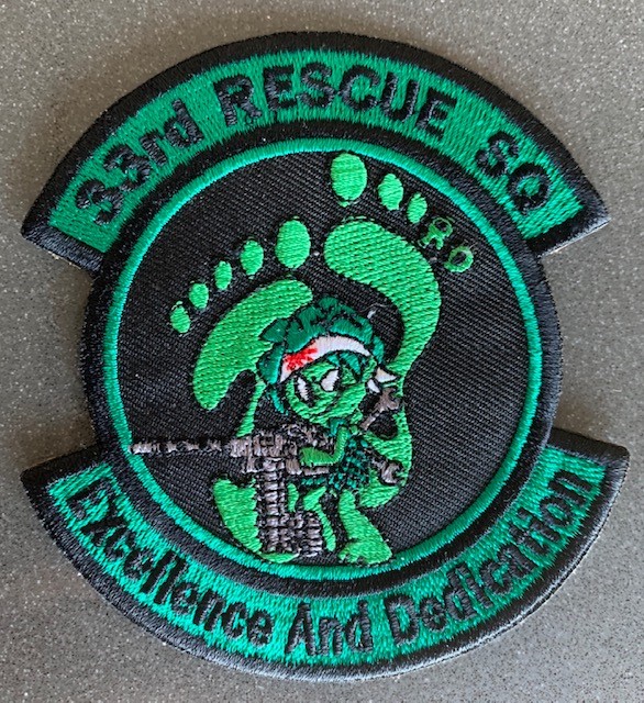 THE USAF RESCUE COLLECTION: USAF 33rd RQS / Jolly Gunner Patch