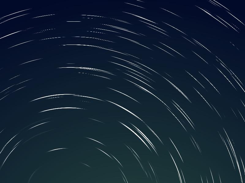 Ubuntu忘備録 Gimp2 8で星空を描く 番外編 露光撮影のような 星の軌跡 イラストを描く