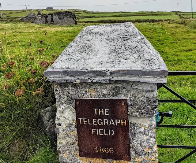 The telegraph field on Valentia Island Ireland