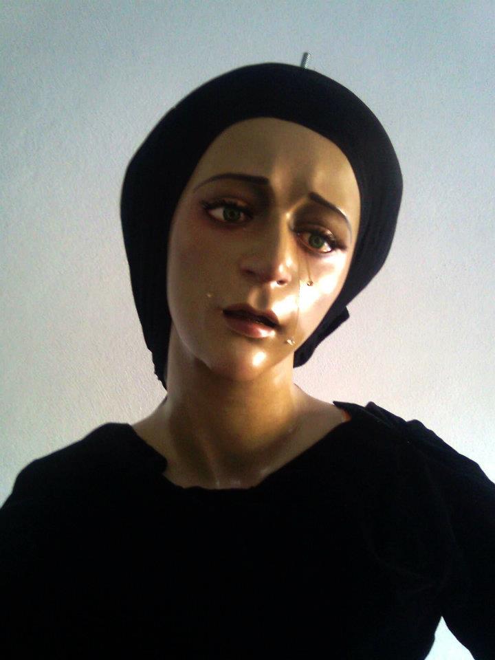 Esculturas y Pinturas de Rafael S.G: " PROCESO DE UNA DOLOROSA