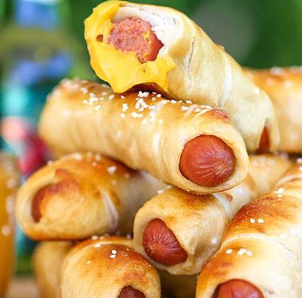 Soft Pretzel Dog QUICK RECIPES