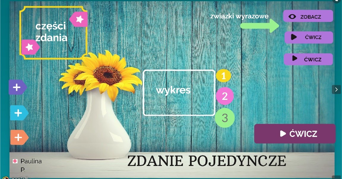 Ja cię nauczę! Zdanie pojedyncze