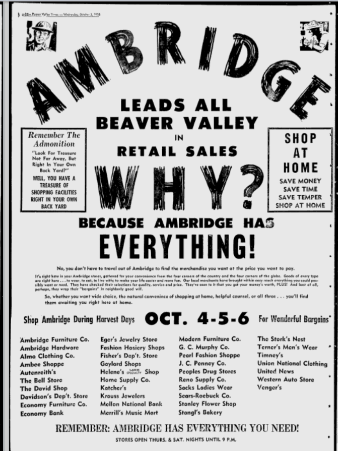 Ambridge Memories When Ambridge had "everything you need"