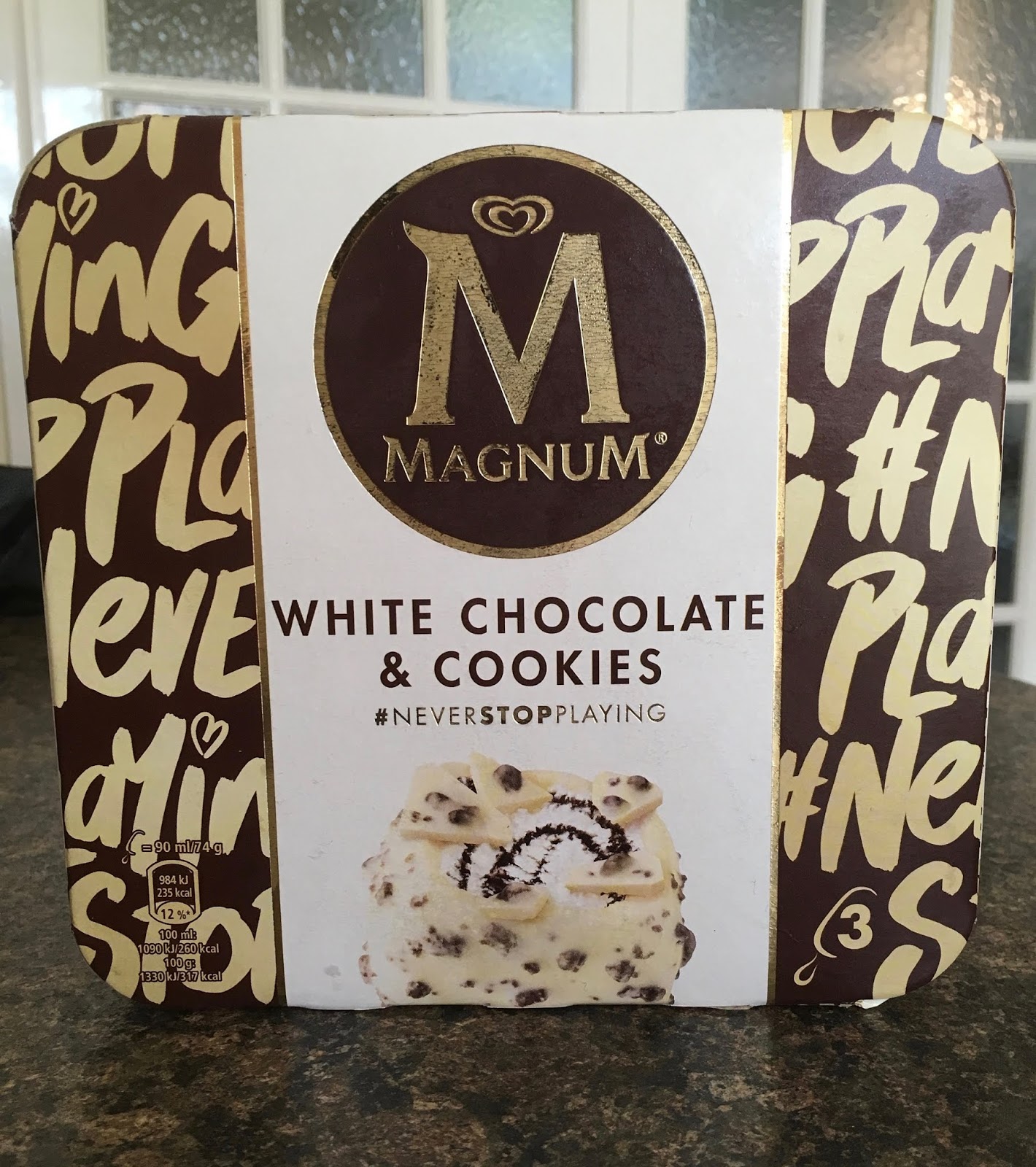 FOODSTUFF FINDS Magnum White chocolate and Cookies (Asda) By Cinabar