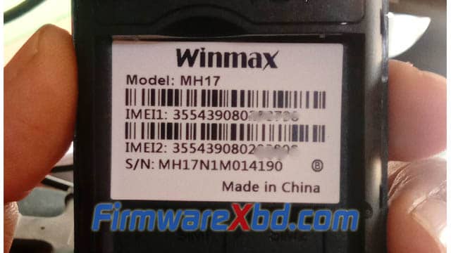 Winmax MH17 Flash File Download