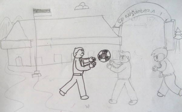 Sketsa Gambar Imajinasi