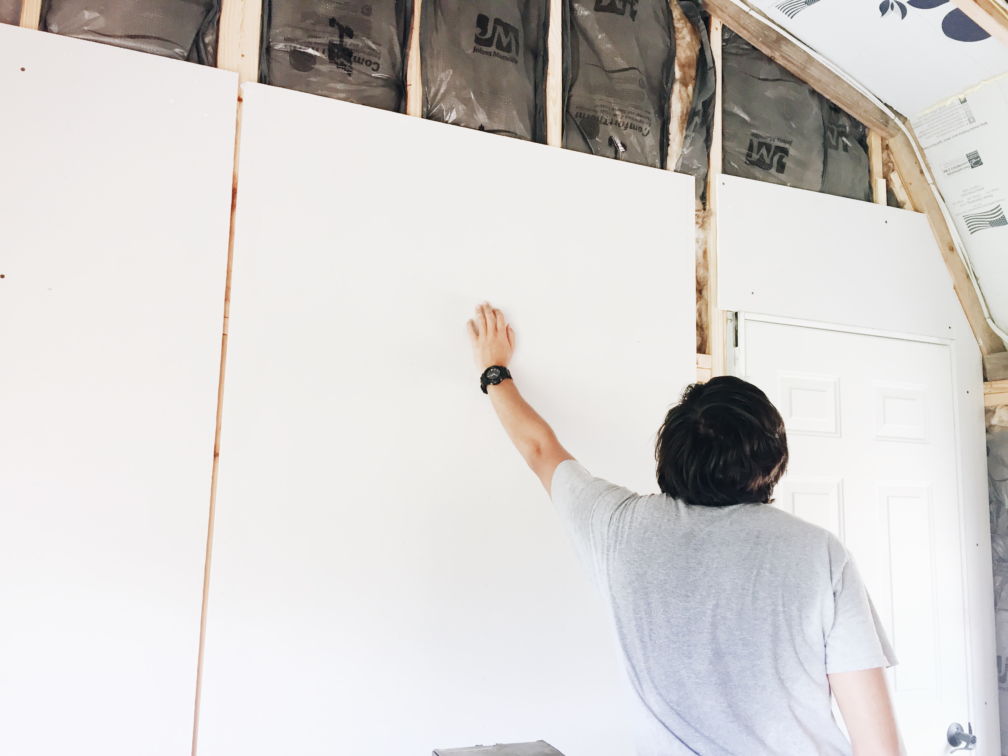 Drywall for Days 12x16 Tiny House Our Tiny Year Texas