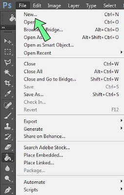 Cara membuat dokumen baru di photoshop dengan cara yang benar