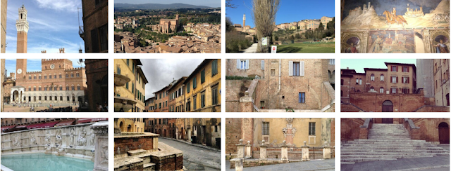 Immagini dei luoghi visitati il quinto giorno di Siena in Sette giorni