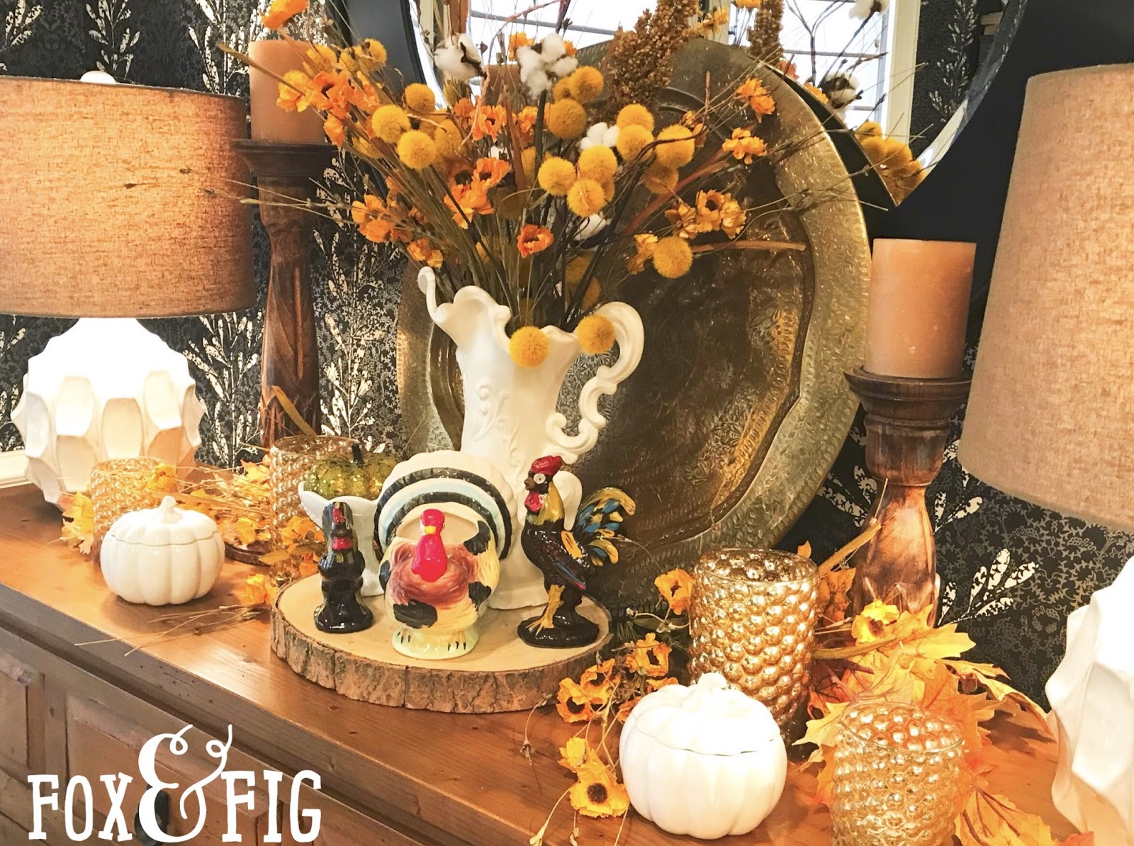 Fox &amp; Fig- Blog: Last Minute Thanksgiving Decor Tour