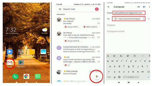 how to send gmail from mobile phone how to send gmail from mobile phone
