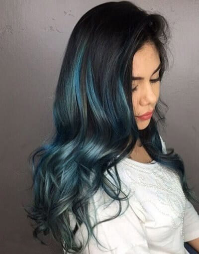 Màu tóc xanh rêu cho bạn thêm quyến rũ phong cách
