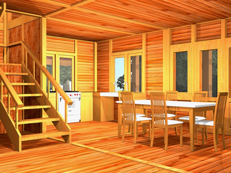 Top Konsep 20+ Desain Rumah Kayu Interior
