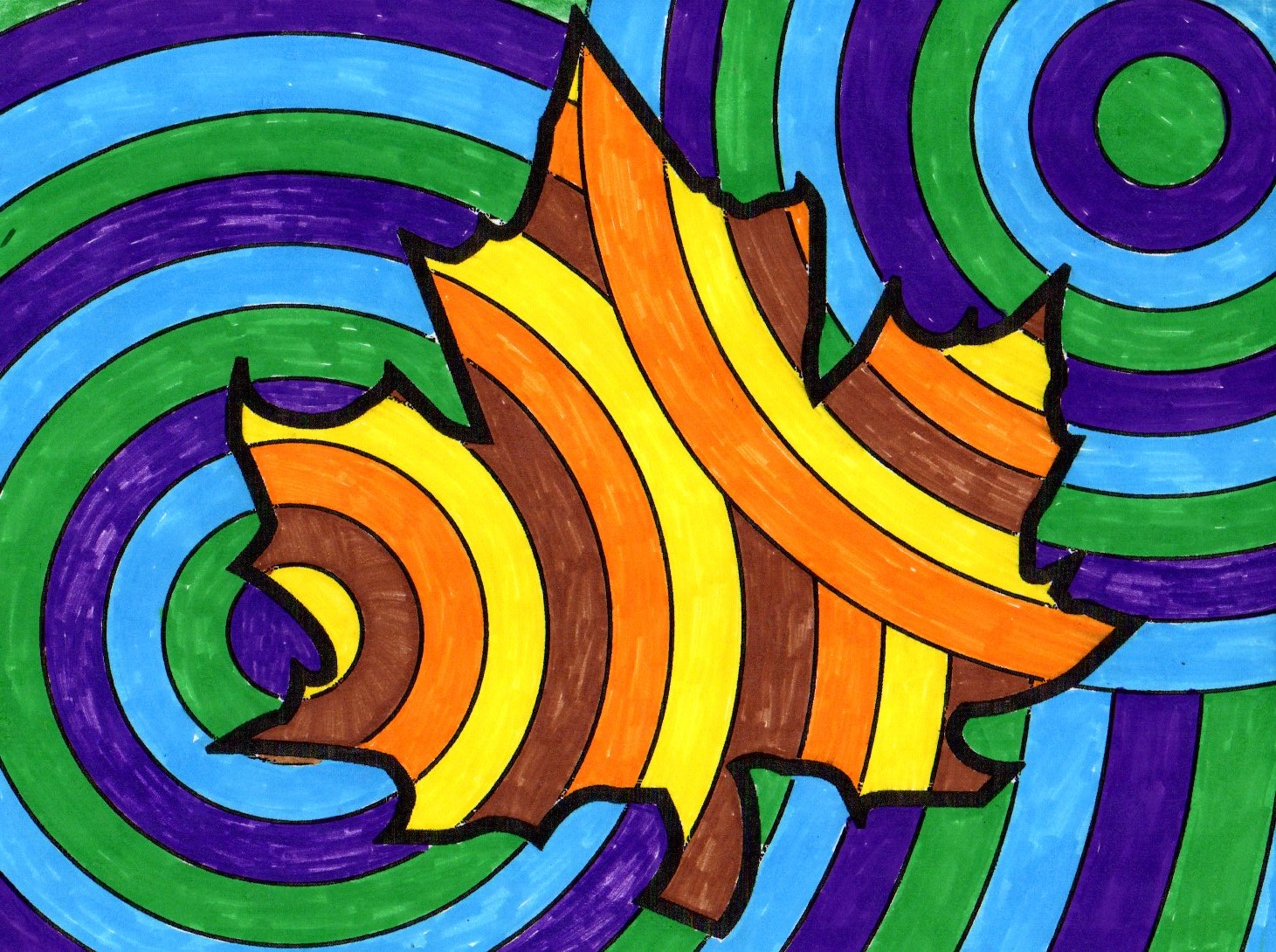 Impro Ime Les Coteaux Un Coloriage D Automne