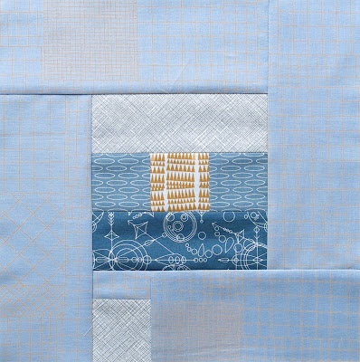 Modern sampler quilt - Block #16 - Inspired by Tula Pink City Sampler