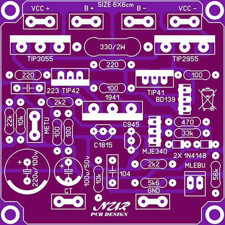 PCB Layout Design - Electronic Circuit