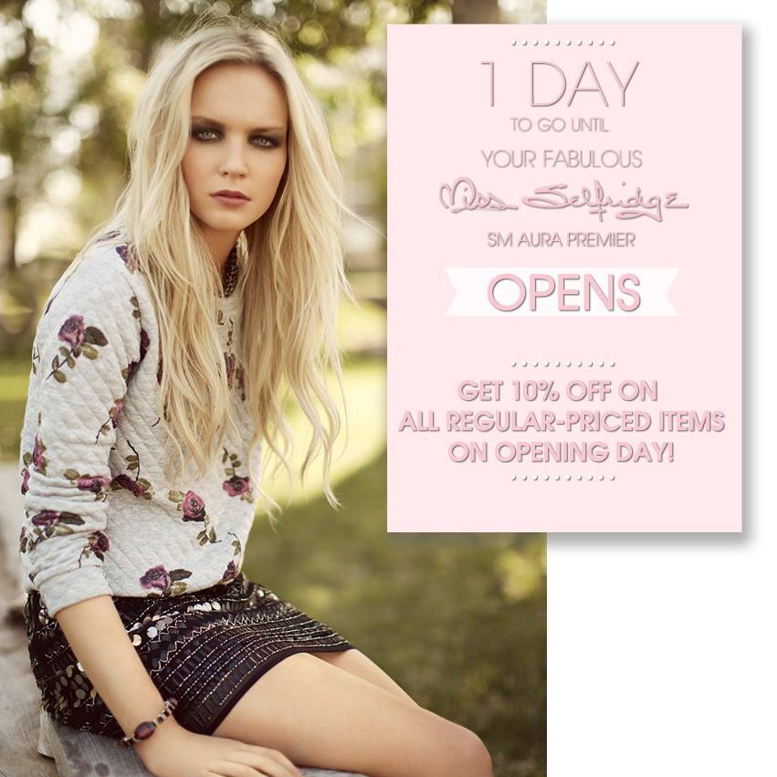 Manila Shopper Miss Selfridge End of Season SALE & Opening Day Promo