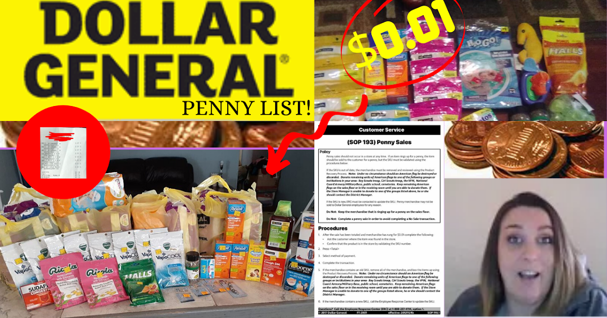 Dollar General Penny List