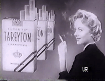 The Glass Character: "Put a smile in your smoking!": 1950s TV advertising