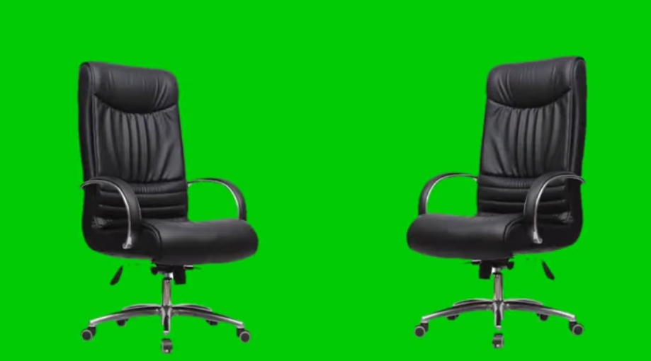 Office chair green screen effects Double chairs green screen effect