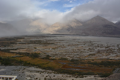 Nubra View from Diskit Monastery Nubra View from Diskit Monastery