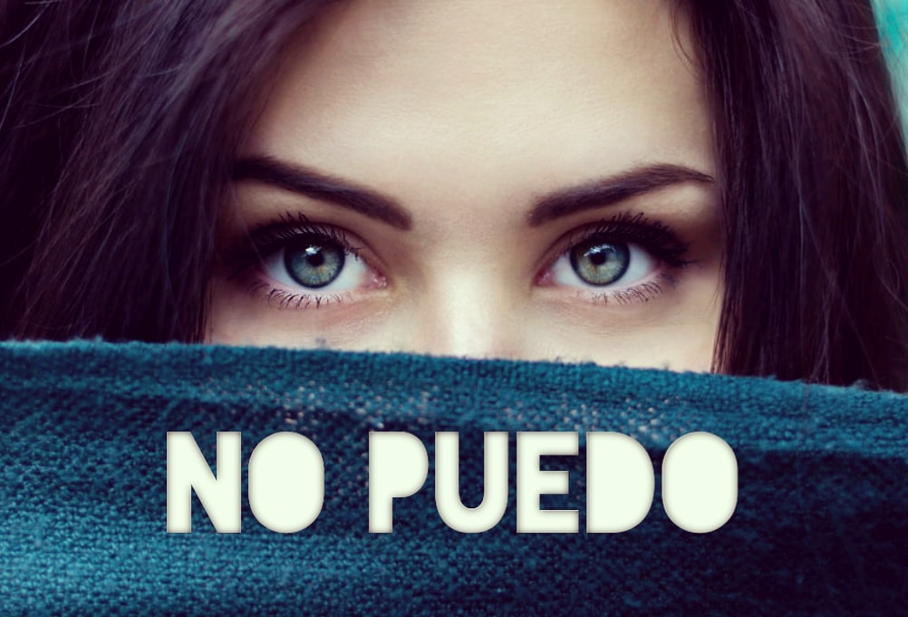 Can't in spanish sentences