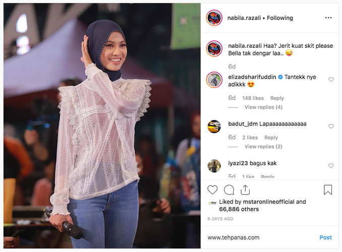 Instagram nabila razali IG Nabila