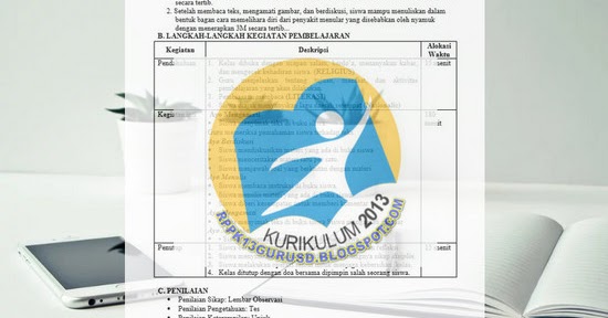 RPP 1 Lembar PJOK Kelas 6 K13 SD Semester 2 Revisi 2020