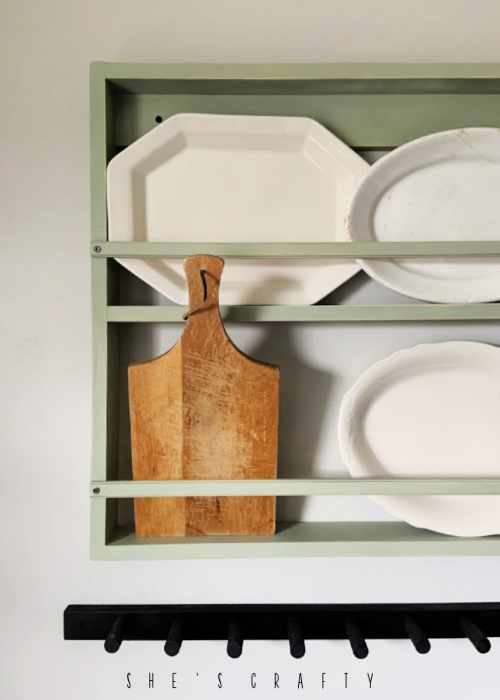 DIY Cutting Board Plate Rack - Down Shiloh Road