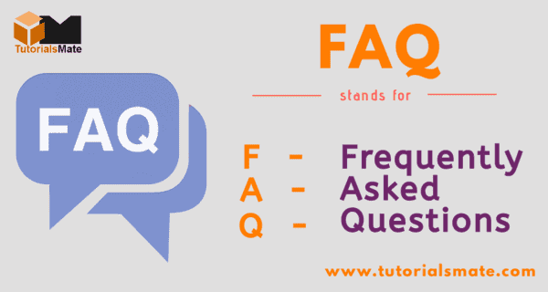 Full Form of FAQ