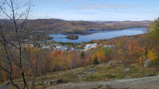 Point de vue à partir du sentier pour le mont Tremblant