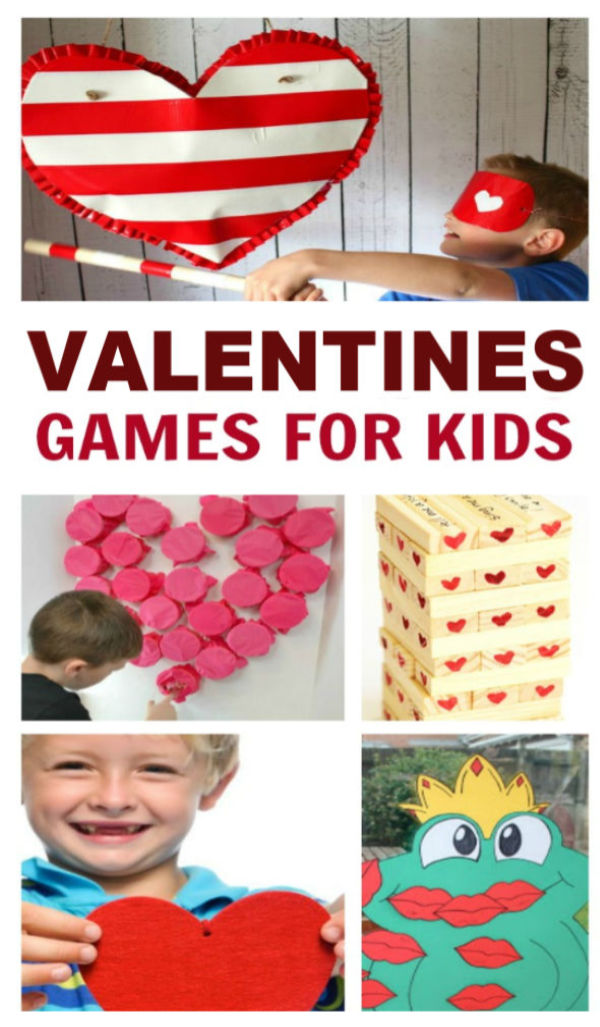 Celebrate Valentine's Day with these fun party games for kids and family. #valentinesgamesforkids #valentinesday #valentinesgames #valentinespartyideasforkids #valentinesclassparty #growingajeweledrose #activitiesforkids