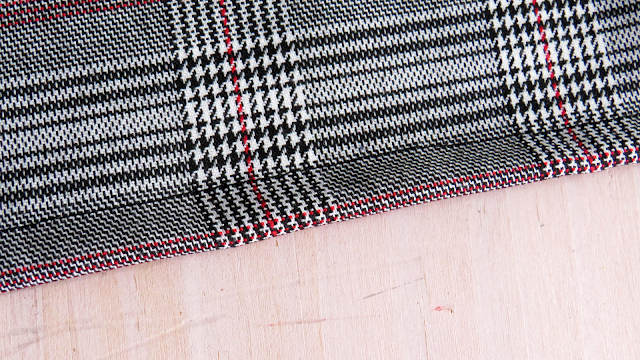 Dobladillo visto por la parte delantera