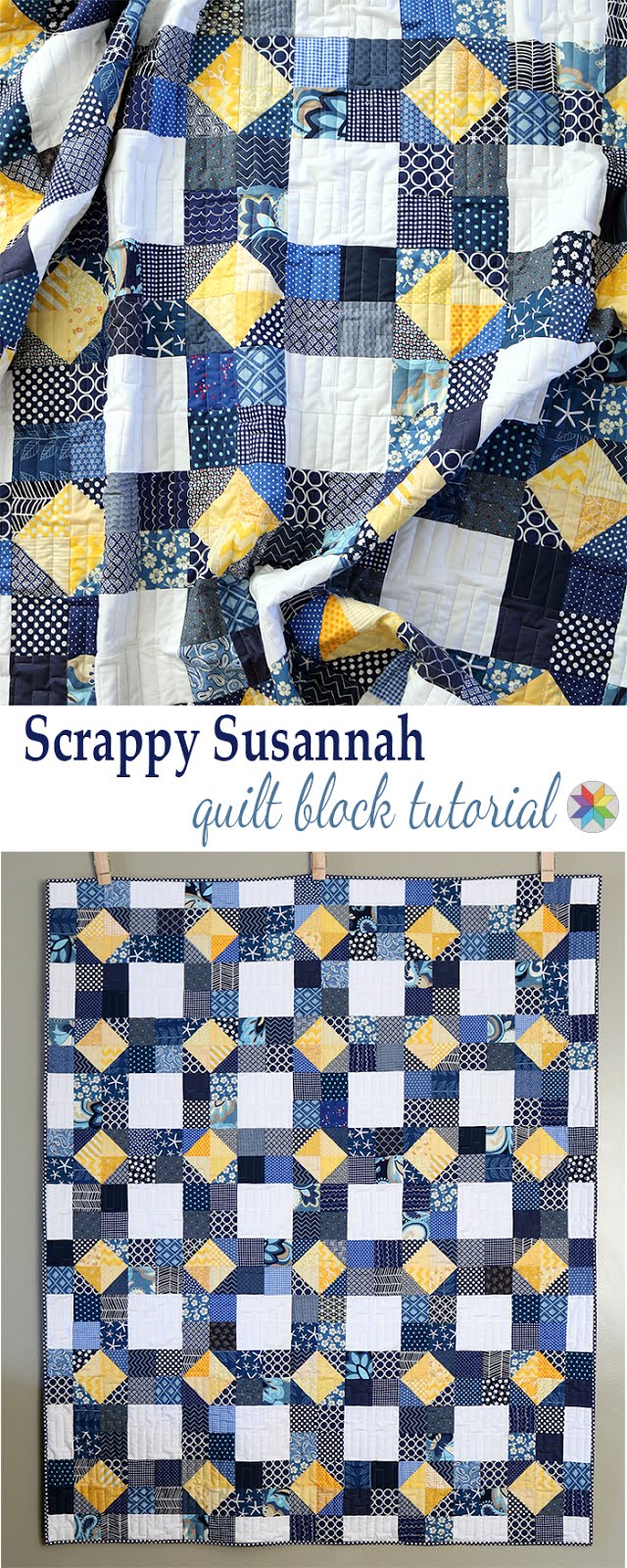 A Bright Corner: Second Look Sunday: Scrappy Susannah Quilt