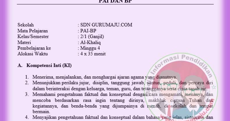 Materi Agama Islam Kelas 2 Sd Semester 1