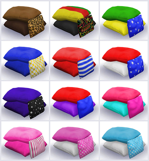 TodaSims Almofadas Sentadas