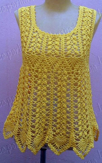 Sweet Nothings Crochet: UNE FLEUR - FLOWER LIKE LADIES TOP