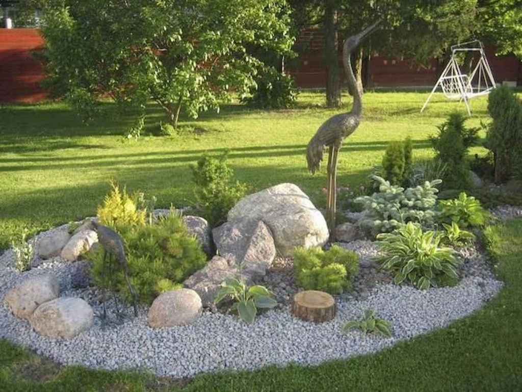 50 Stunning Front Yard Rock Garden Landscaping Ideas - home decor gayam005