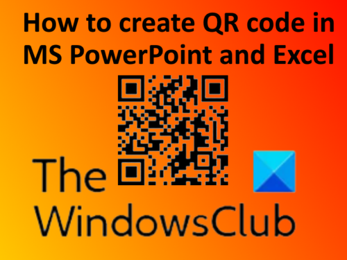 QR-code maken in PowerPoint en Excel