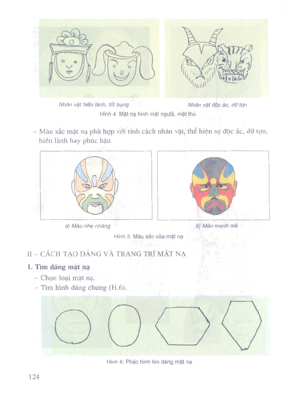 SGK Scan  Vẽ trang trí Tạo dáng và trang trí mặt nạ  Sách Giáo Khoa   Học Online Cùng Sachgiaibaitapcom