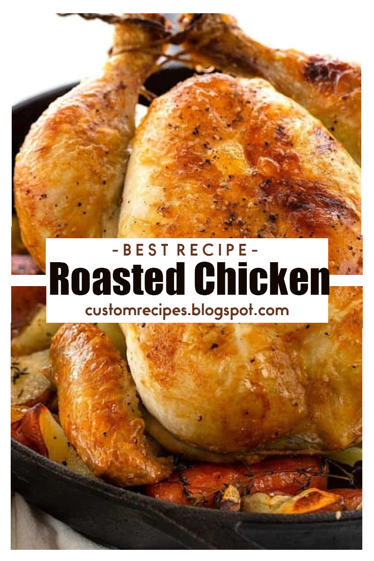 Roasted Chicken #meat #recipe #chicken
