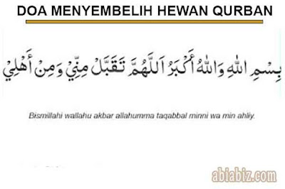 Doa Menyembelih Hewan Qurban untuk Orang Lain - Abiabiz