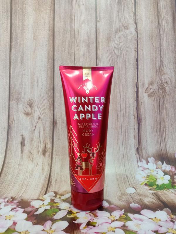 Bath & Body Works Winter Candy Apple Ultra Shea Body Cream – 226gram