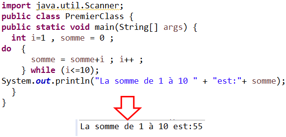 les exercices en java