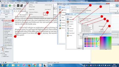 change project notes color scrivener windows change project notes color scrivener windows
