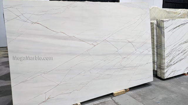 Sahara Blanc Marble Slabs