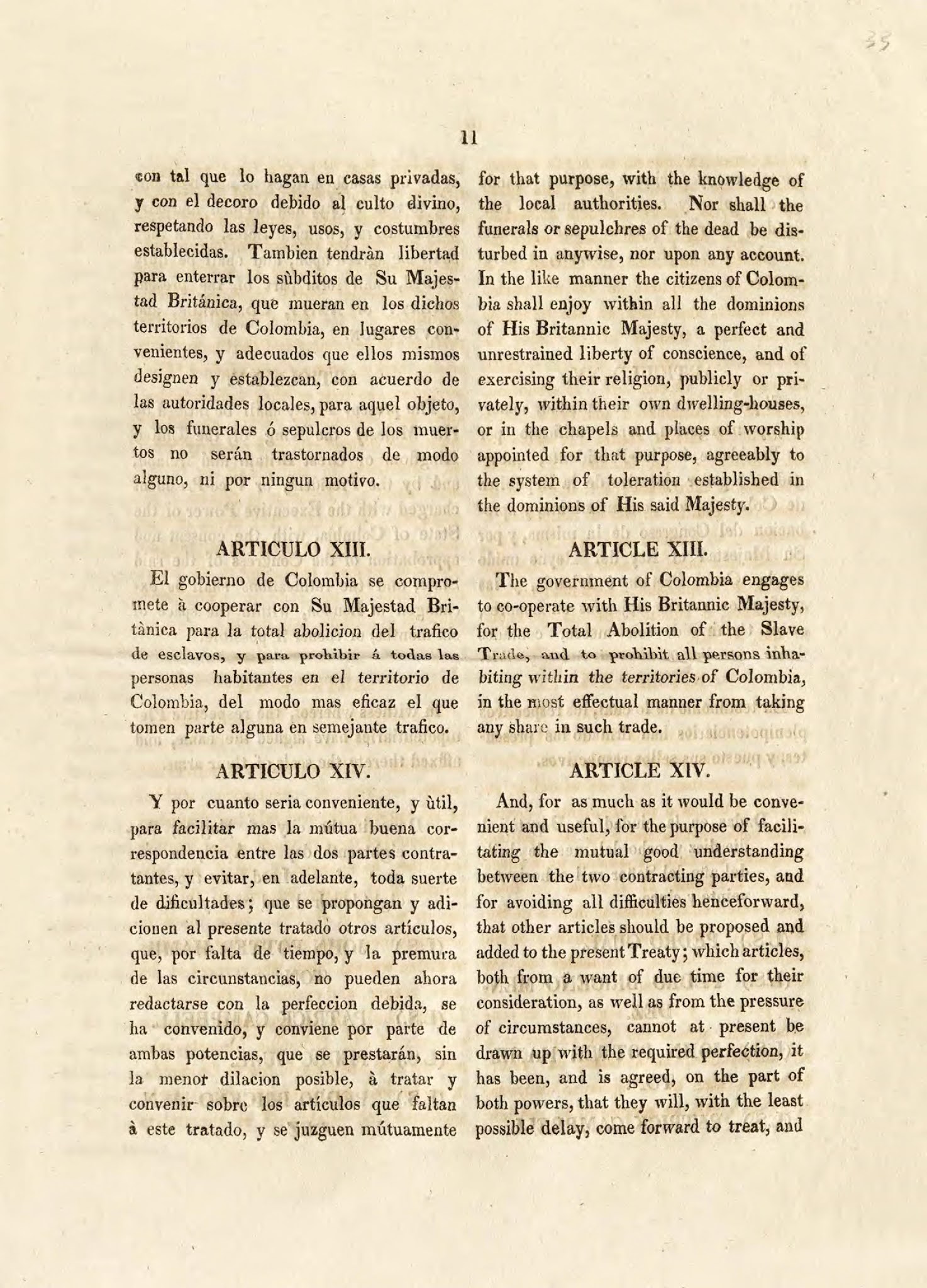 Tratado y Ratificación del Tratado de Amistad, Comercio y Navegación