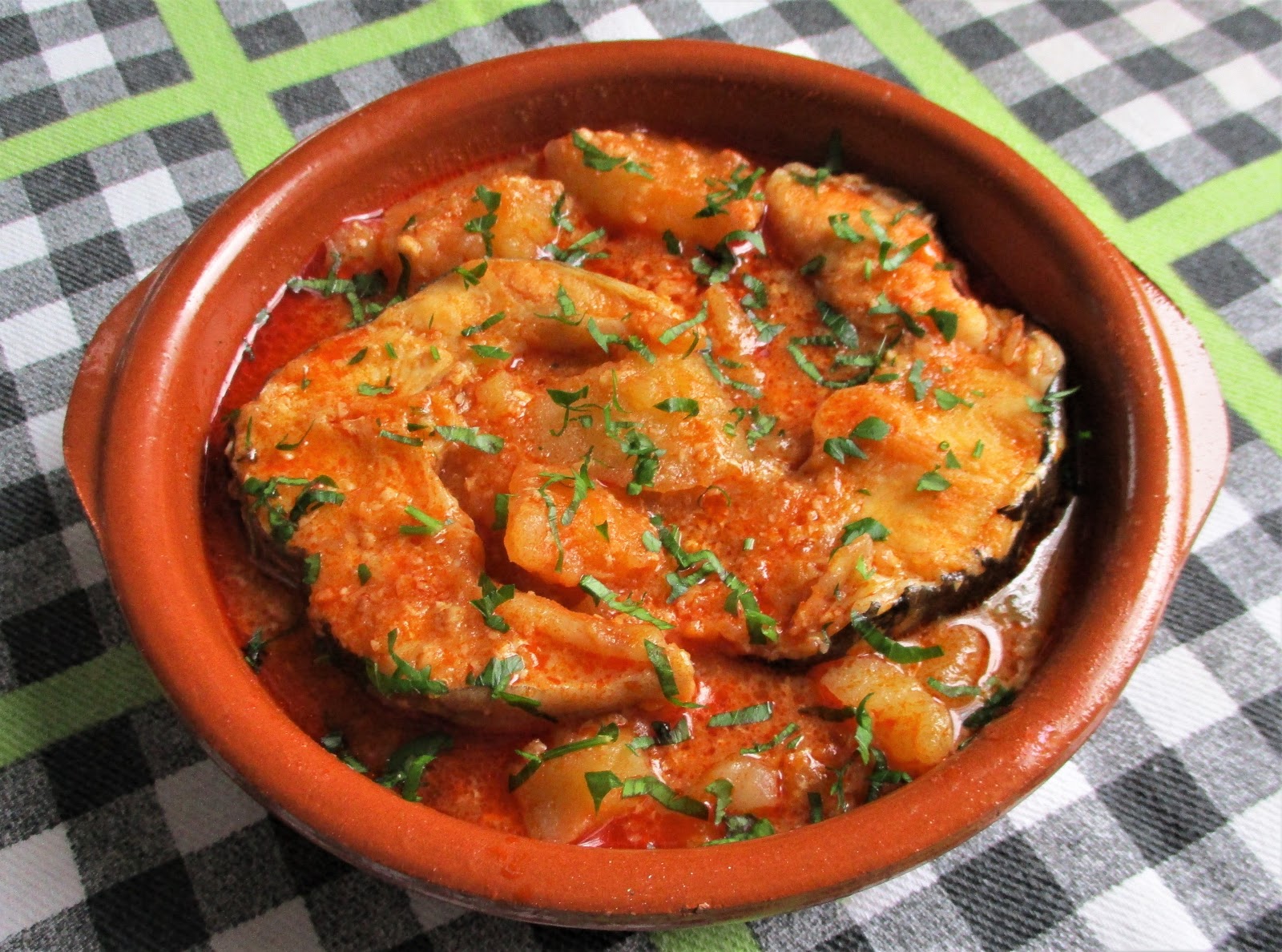 Aquí se cocina All i pebre de congrio